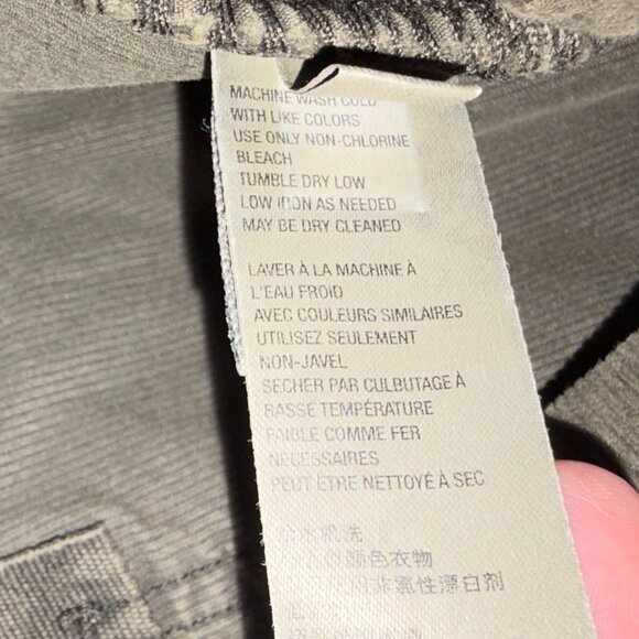 We the Free women's corduroy pants 29 green button fly cotton - Picture 6 of 8